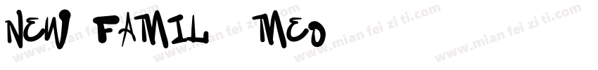 New family Med字体转换